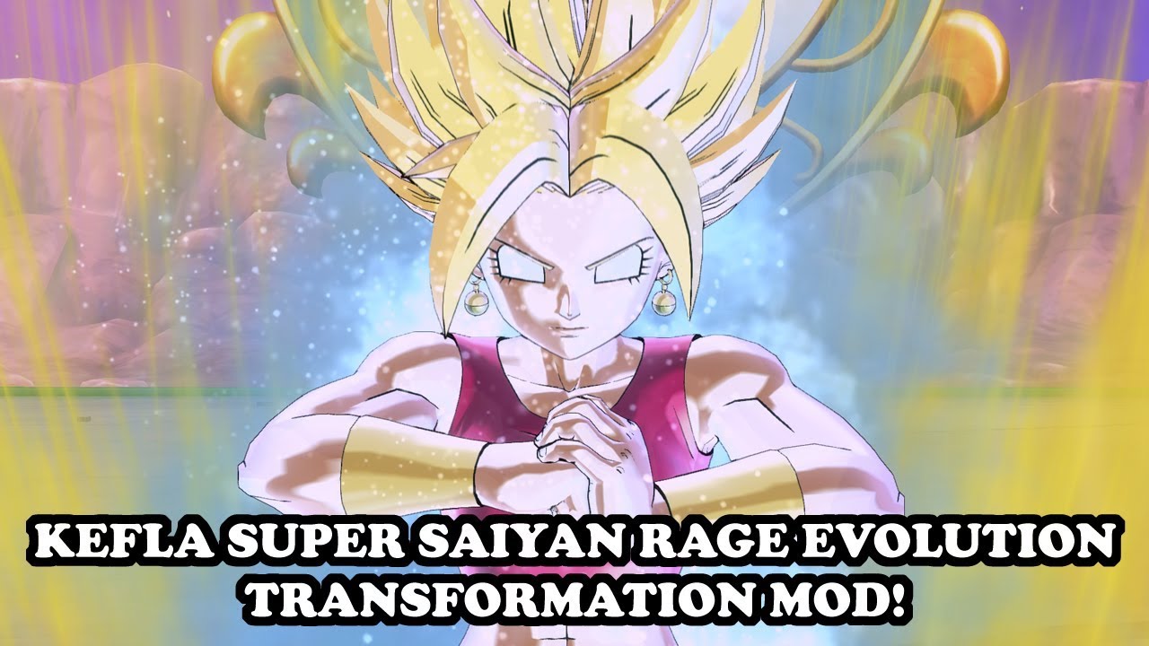 UNHOLY WRATH! KEFLA SSJ RAGE EVOLUTION VS VEGITO SSJ BLUE EVOLUTION! Dragon Ball Xenoverse 2 Mods