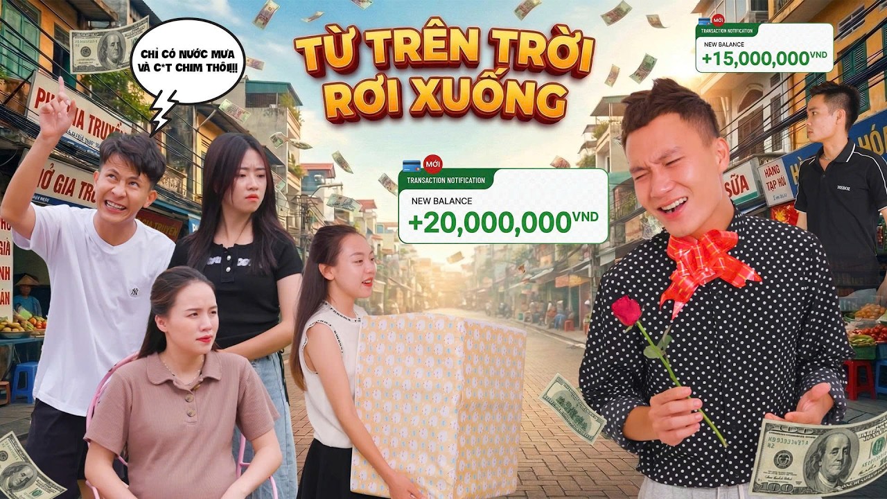 TỪ TRÊN TRỜI RƠI XUỐNG | Đại Học Du Ký - Phần 390 | Phim Ngắn Siêu Hài Hước Gãy TV