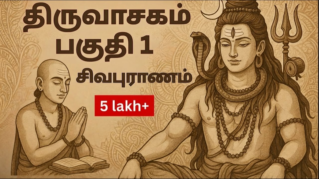 திருவாசகம் பகுதி 1 | முழுமையான தமிழ் சிவபுராணம் ஆடியோ புத்தகம் | ஆன்மீக ஞானம் & மன அமைதி