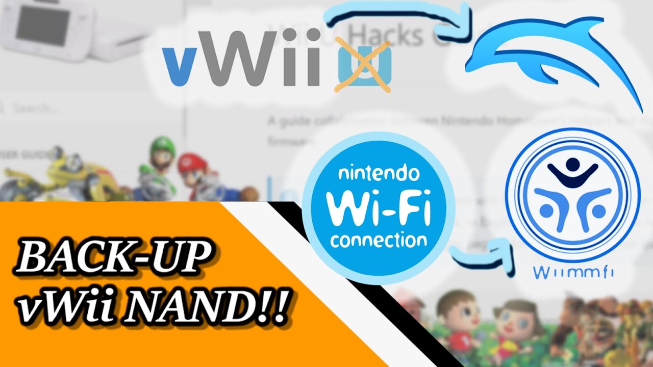 Back Up your vWii Nand files and play on Dolphin!! | +Full Wiimmfi Tutorial Included