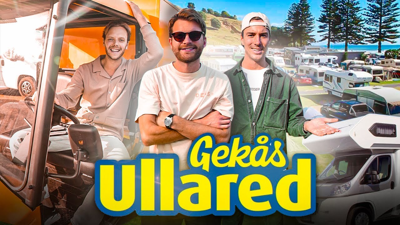 CAMPAR PÅ ULLAREDS LYXIGASTE CAMPINGPLATS.