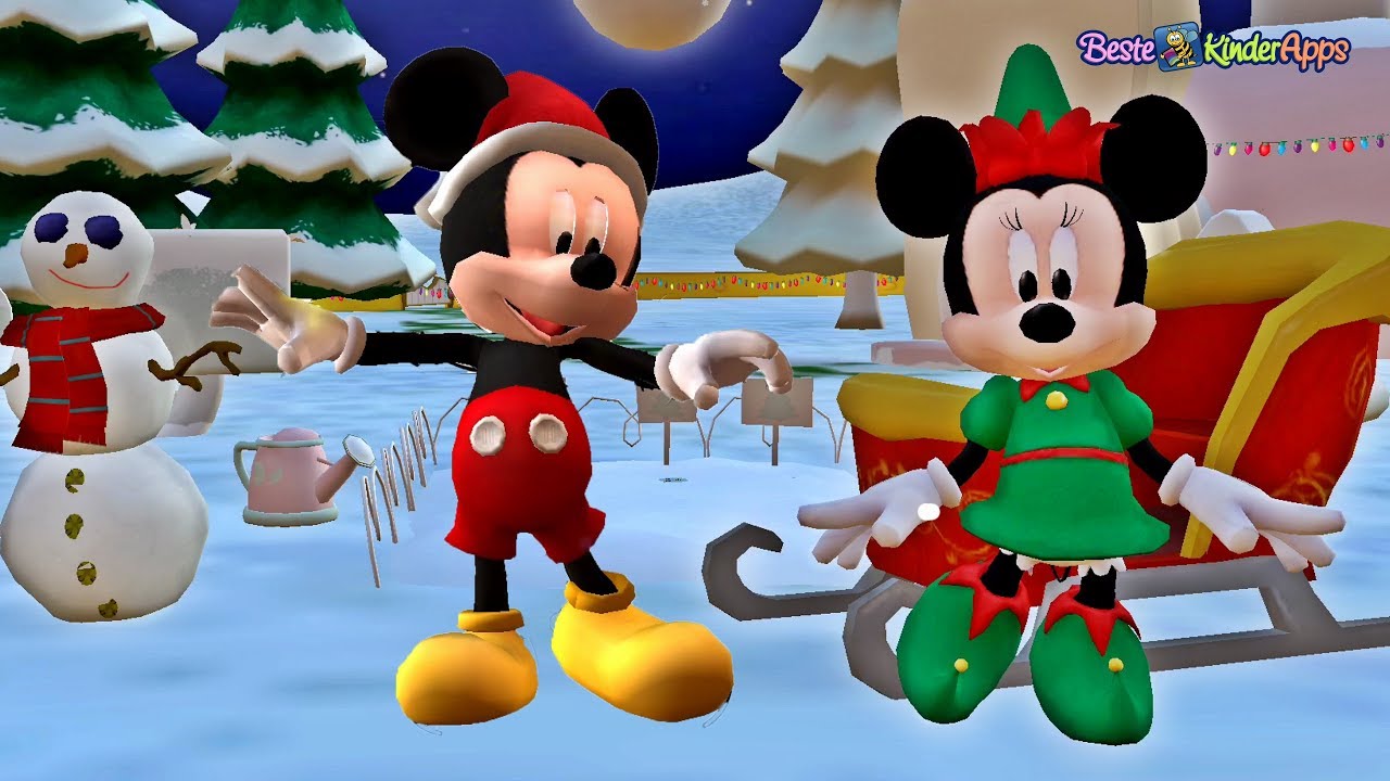 Micky Maus Wunderhaus 🎄 Weihnachten 🎄 Mal-Spiel App für Kinder