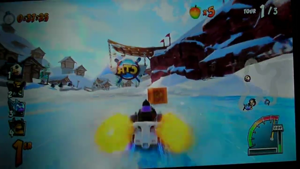 CTR : Nitro Fueled : Falaise Glacée (Penta)