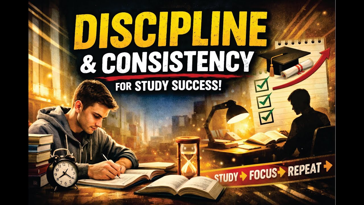 HOW TO BE DISCIPLINED AND CONSISTENT IN STUDIES