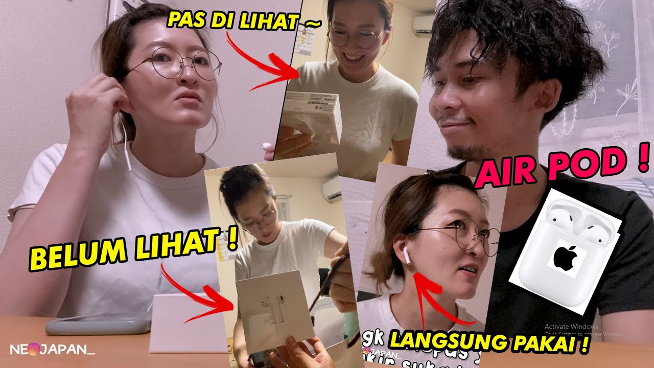 REAKSI BAHAGIANYA ISTRIKU KETIKA AKU BELIKAN AIR POD YANG DI IDAM-IDAMKAN ! TERKEJUT SEKALI !