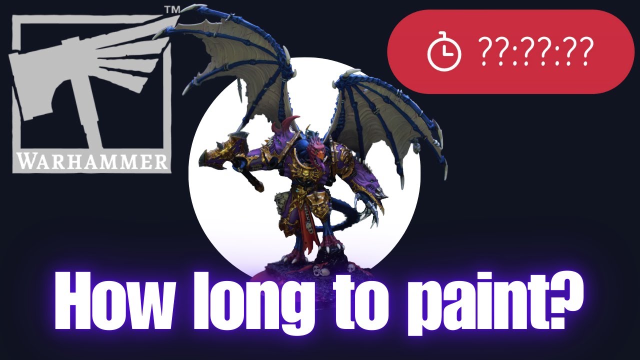 Painting a Winged Daemon Prince for my Thousand Sons!