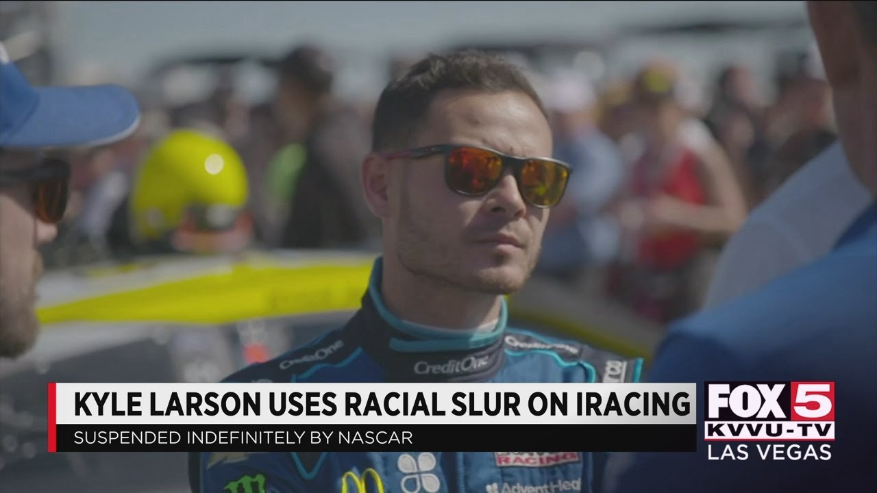 NASCAR's Kyle Larson suspended for using slur