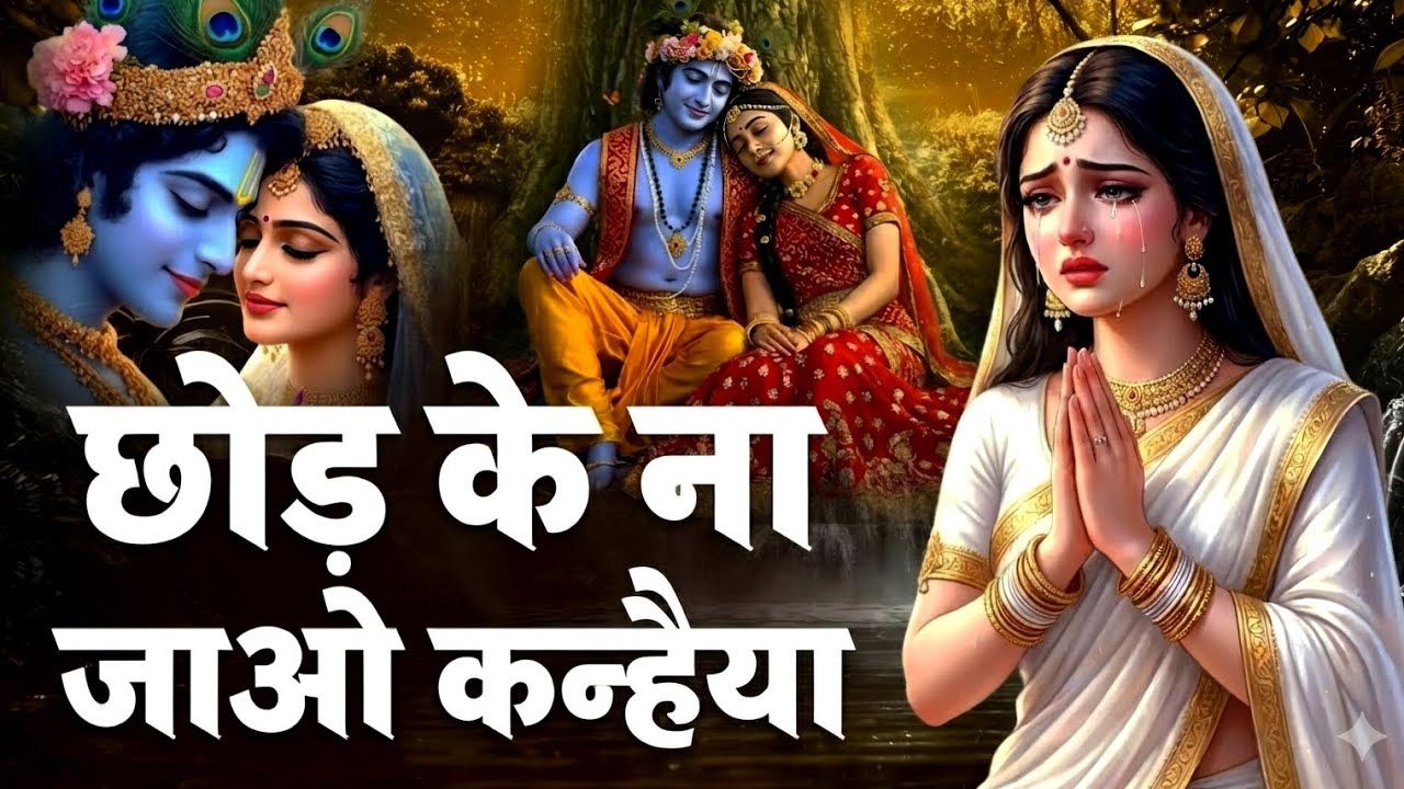 छोड़ के न जाओ कन्हैया |💔 राधा का दर्द भरा पुकार | Heart Touching Radha Krishna Bhajan #radhakrishna 
