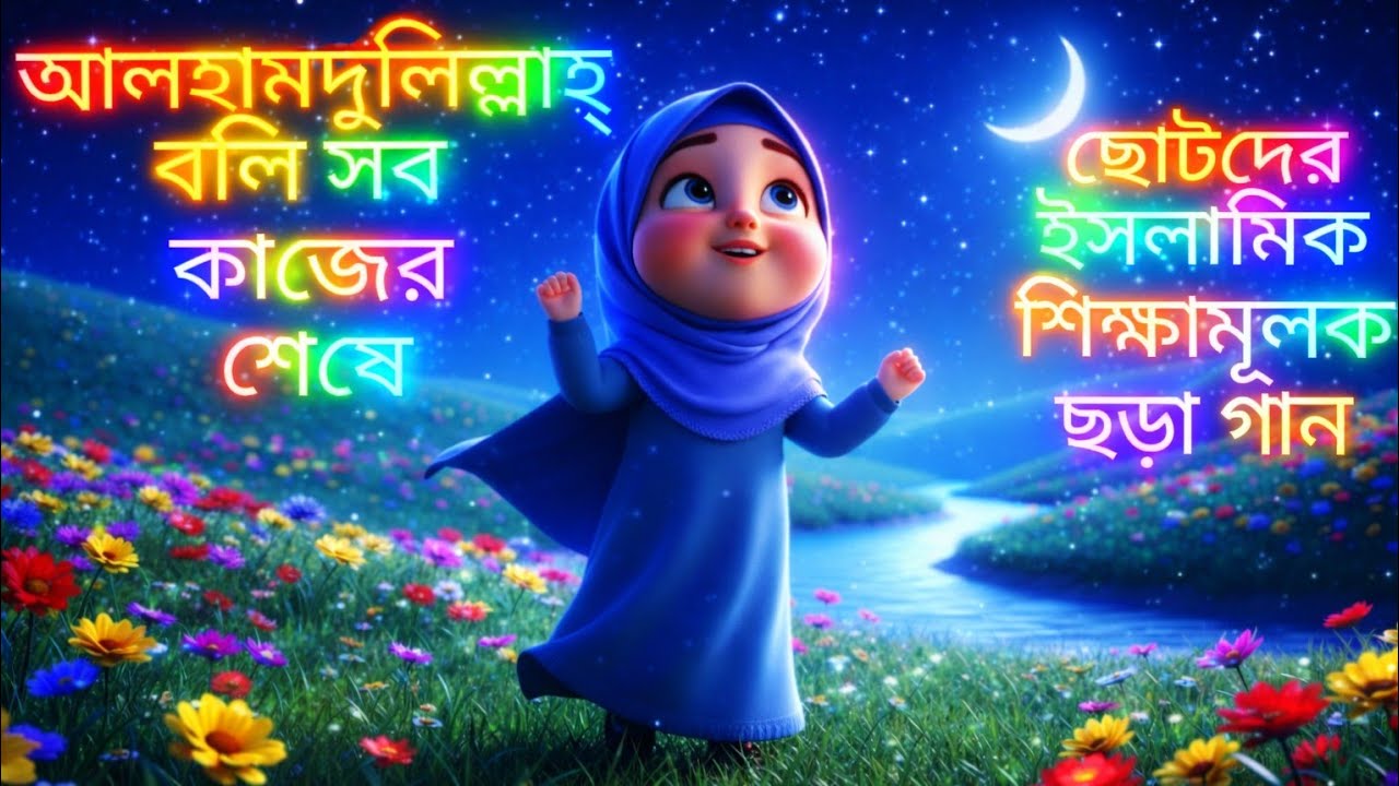 আলহামদুলিল্লাহ  | Alhamdulillah | বাংলা ইসলামিক ছড়া গান | Bangla Islamic Song | @kabirtoonsltd 