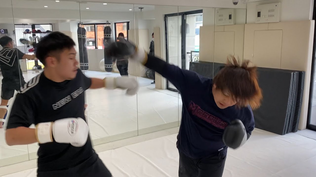 岡くんと斉藤くんのガチスパーリング