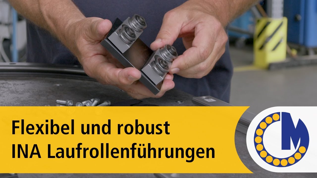 Laufrollenführungen, flexibel und robust