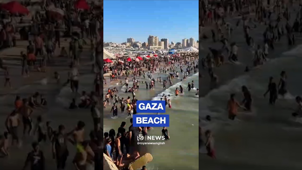 🇵🇸 🌊 &ldquo;Last Refuge&rdquo;: Gaza residents escape from war to beach