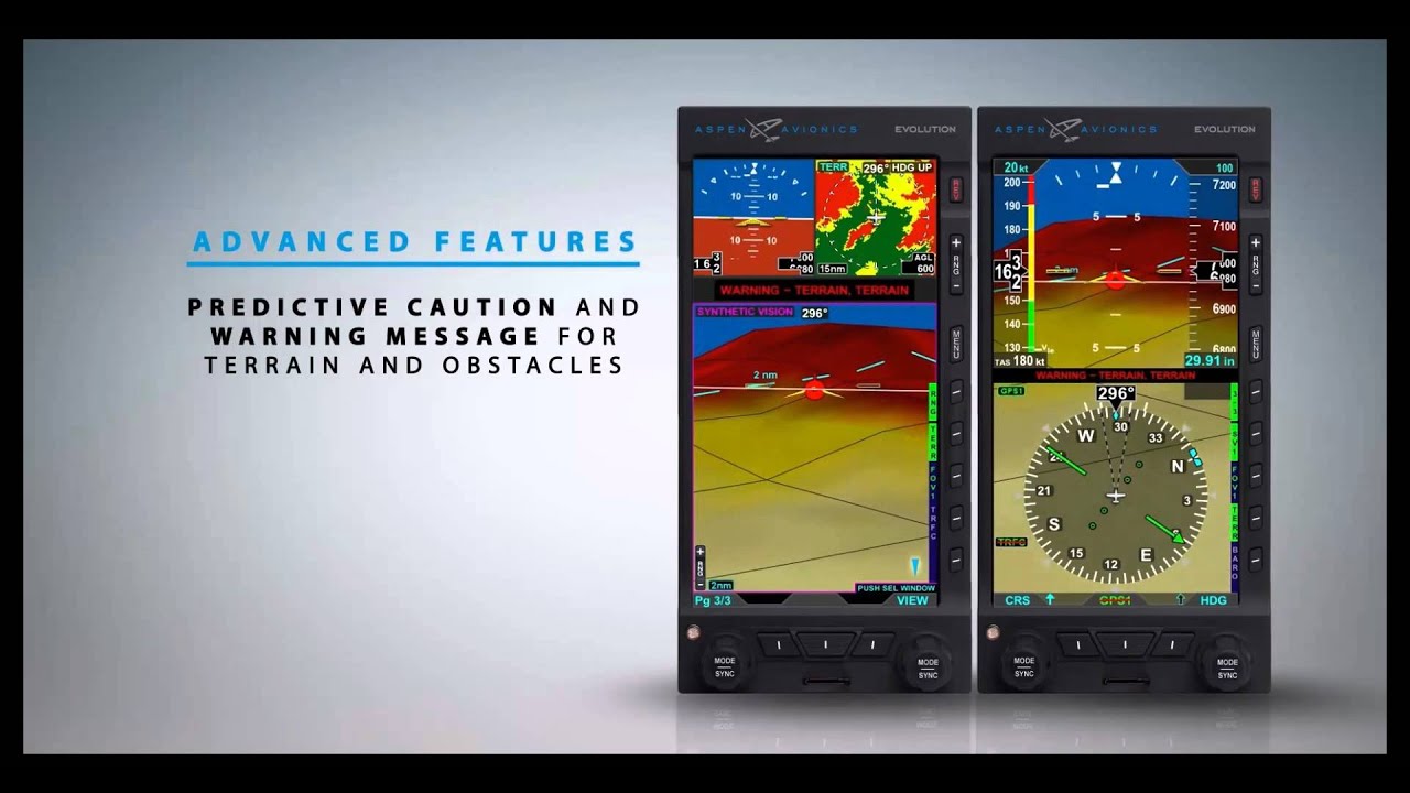 Aspen Avionics' Evolution Synthetic Vision