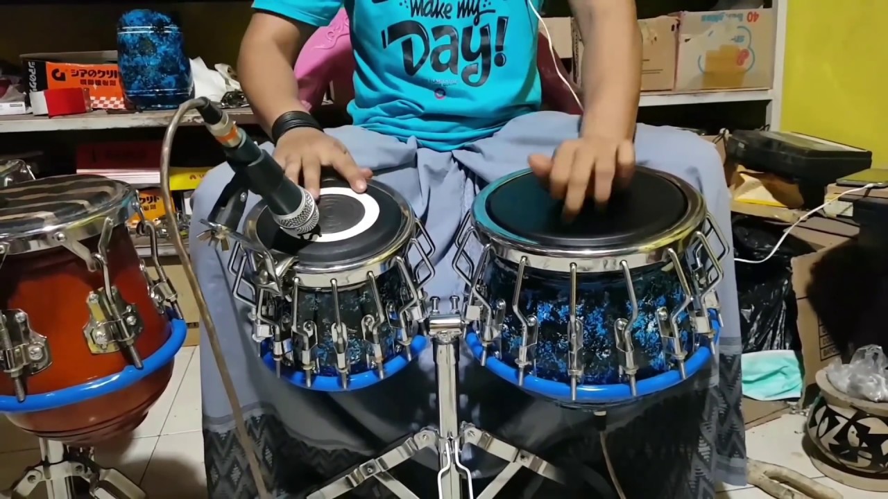 Kendang full petir warna blue black + kempul v8 vs v6 natural WA. *085854486961* cover by #IRMAMUSIC