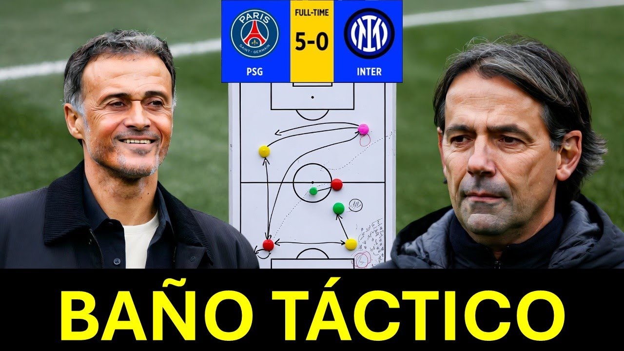El PSG de Luis Enrique DESTROZA al Inter: Análisis Táctico Final Champions (5-0) ⚽🧠