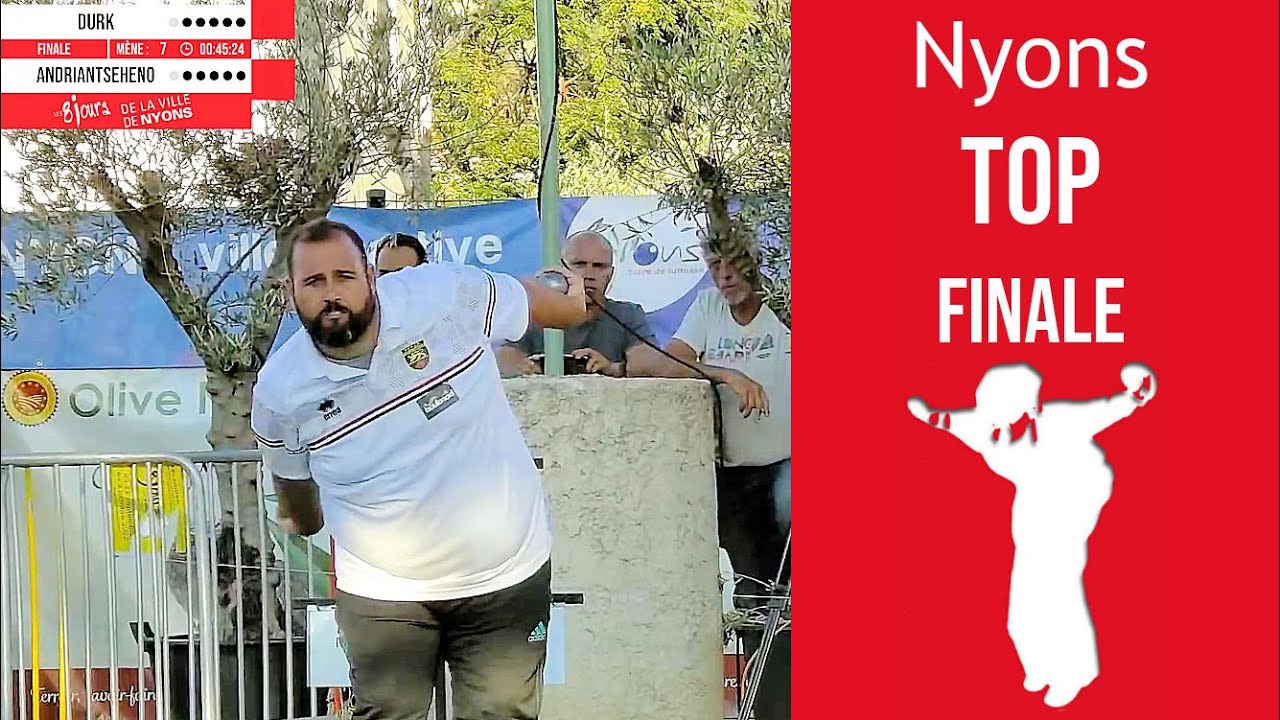 Top partie 👍 Finale DURK vs ANDRIANTSEHENO : Nyons p&eacute;tanque 2022