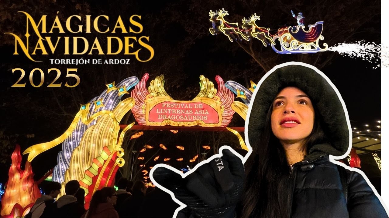 ¡ALUCINANTE! 😱 Así es el PARQUE NAVIDEÑO MAS GRANDE DE ESPAÑA 🇪🇸 Torrejón de Ardoz | Alejandra Díaz