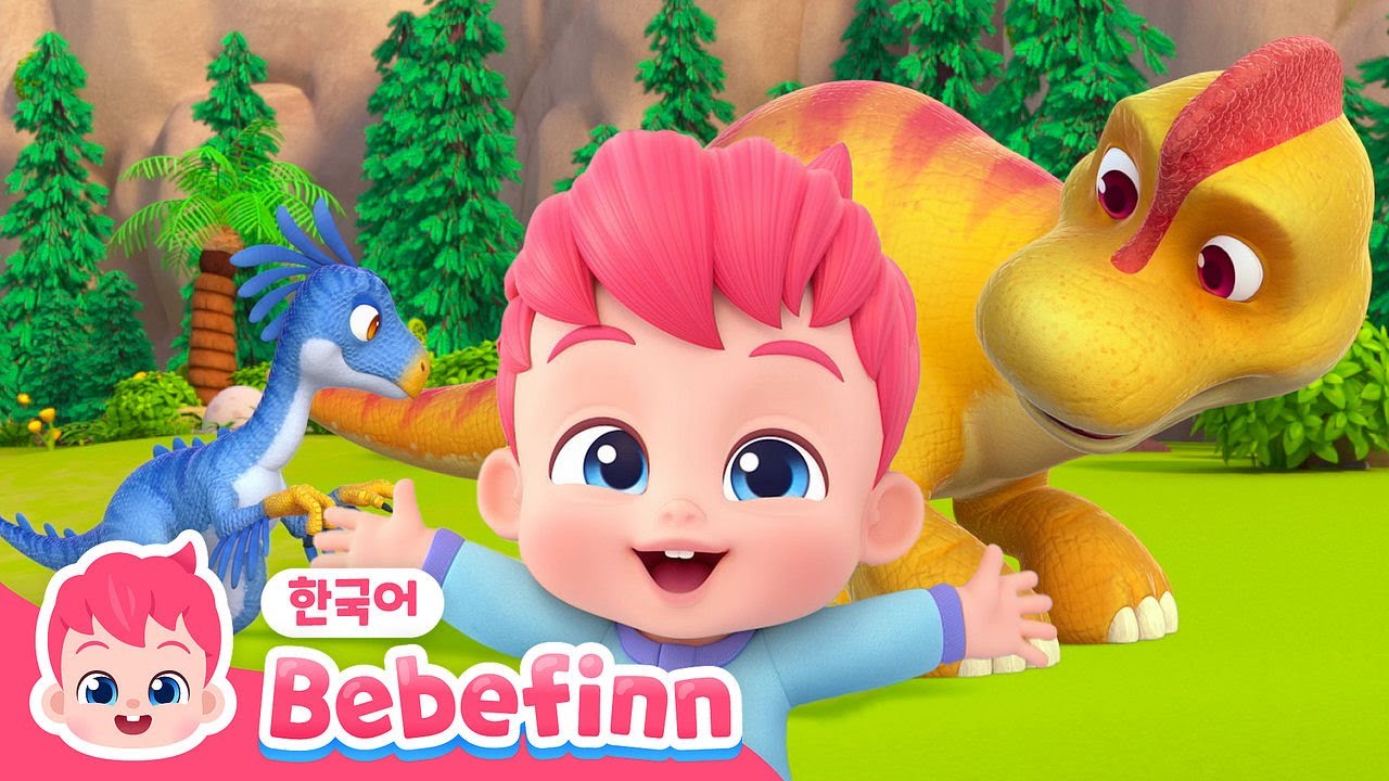 BEST⭐️베베핀 10월 인기 신곡 모음⭐️ 크앙! 공룡 동요 외 | 꼬꼬댁 꼬꼬 닭, 고양이 동물 동요 | 베베핀 Bebefinn - 키즈 인기 동요・동화
