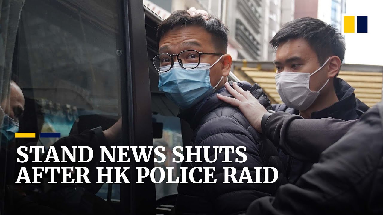 Hong Kong’s Stand News closes after national security police arrest 7, freeze its assets