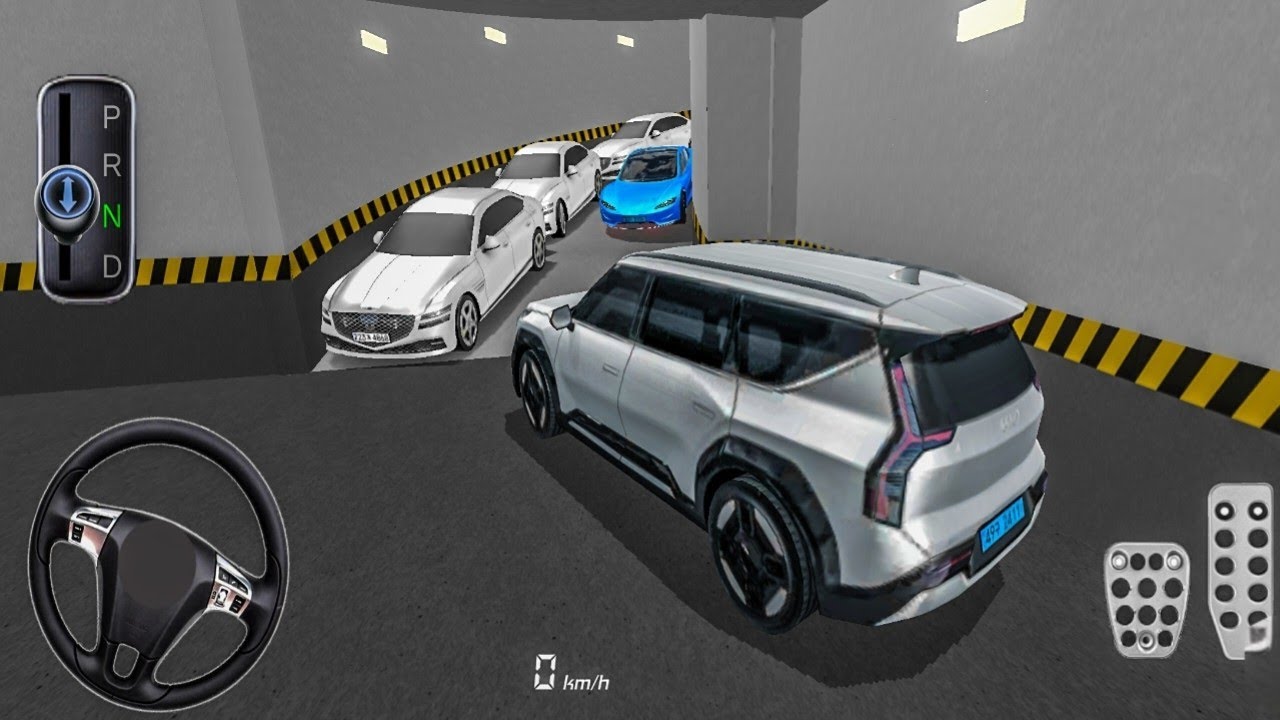New Ev kia Ev9 Car stuck for parking garage–3d driving class simulator 2026#carparkingmultiplayer 