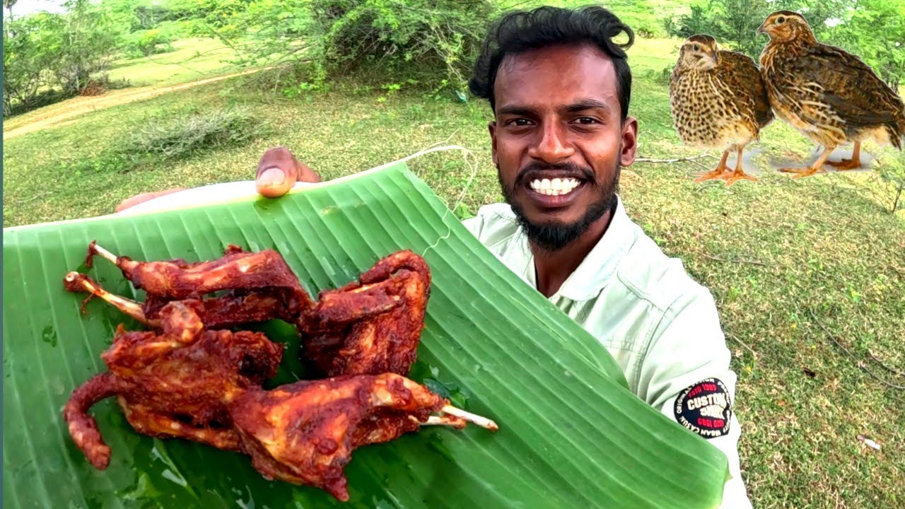 QUAIL ROAST RECIPE | Kaadai Fry | காடை வறுவல் #kaadaifry 