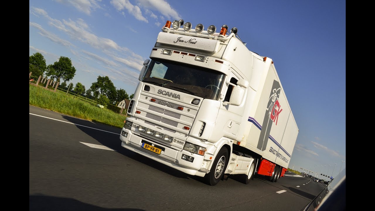 Jan Nout SCANIA 164 V8 580 LOUD exhaust sound