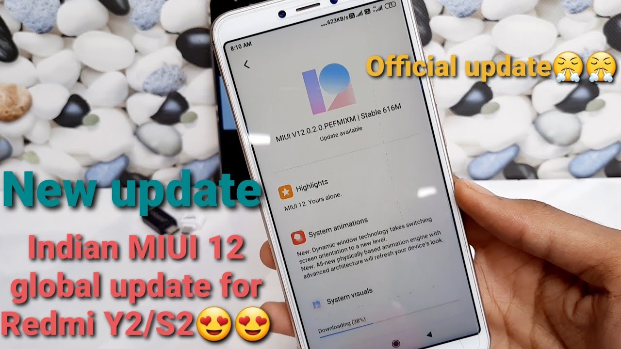 New MIUI 12.0.2.0 update for y2/s2. How to install miui 12 in redmi y2/s2