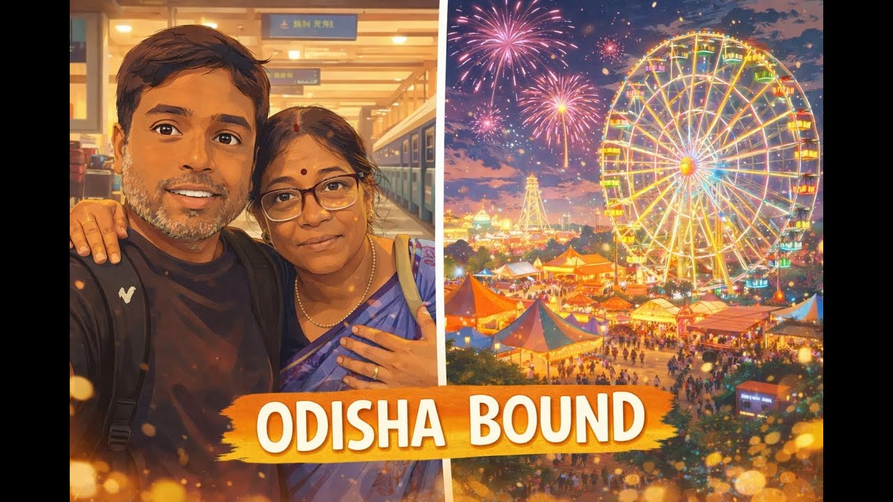 VLOG 5: Dropping Mom to Odisha & Exploring the Magic of Baliyatra