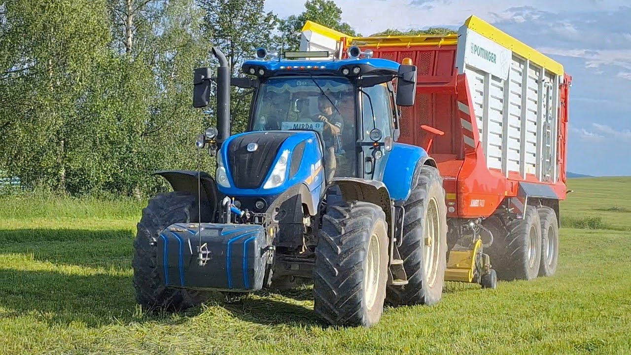 🔥NEW HOLLAND TEAM🔥 - New Pottinger Jumbo 7400 | Senáže 2024 / Zbiór traw 2024  - Farma Kočov