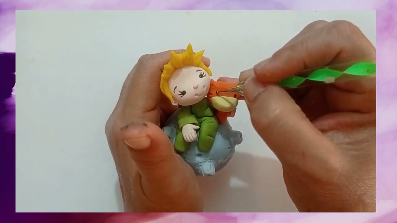 EL PRINCIPITO, modelado en porcelana fría paso a paso