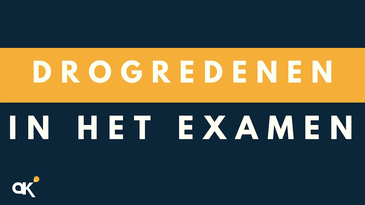 Drogredenen in het eindexamen
