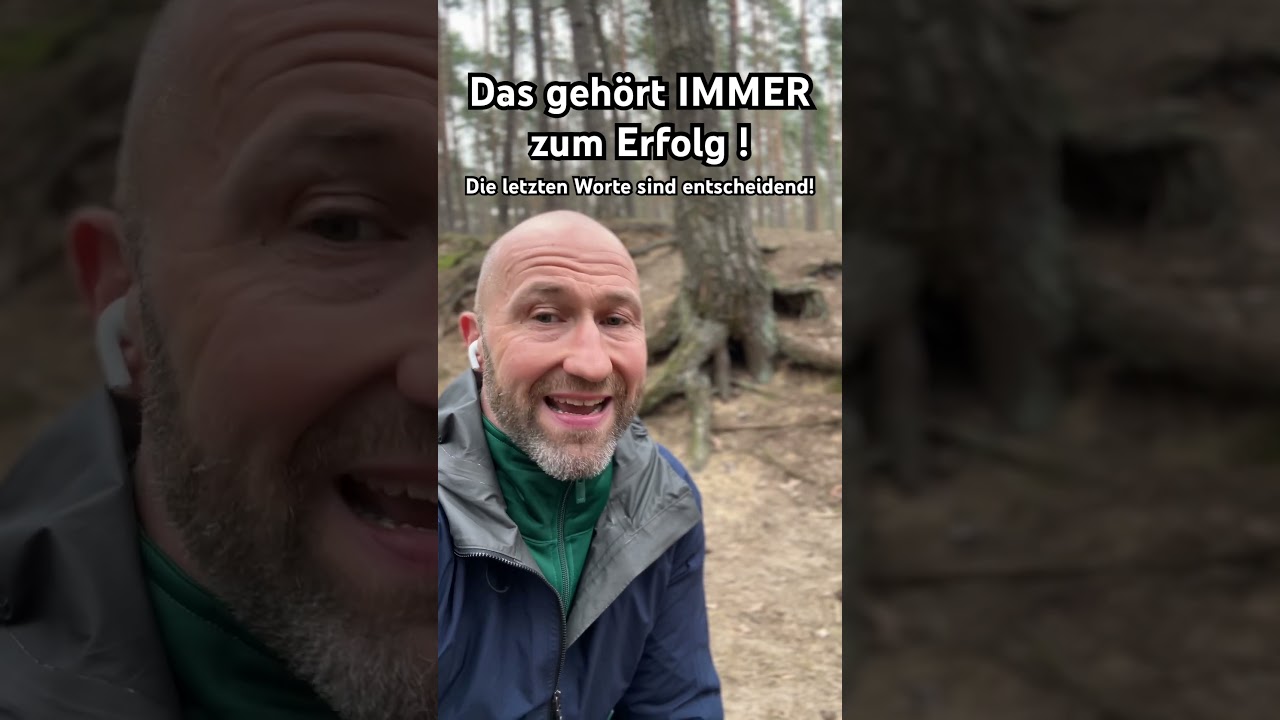 Das geh&ouml;rt IMMER zum ERFOLG ! Die letzten Worte sind entscheidend. #erfolg #zieleerreichen #ziele