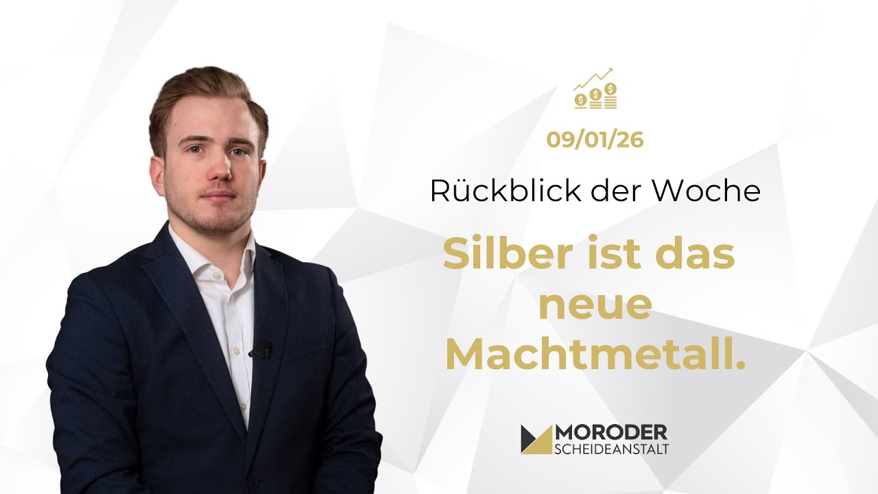 Silber ist das neue Machtmetall!  &ndash; R&uuml;ckblick der Woche 09.01.2026