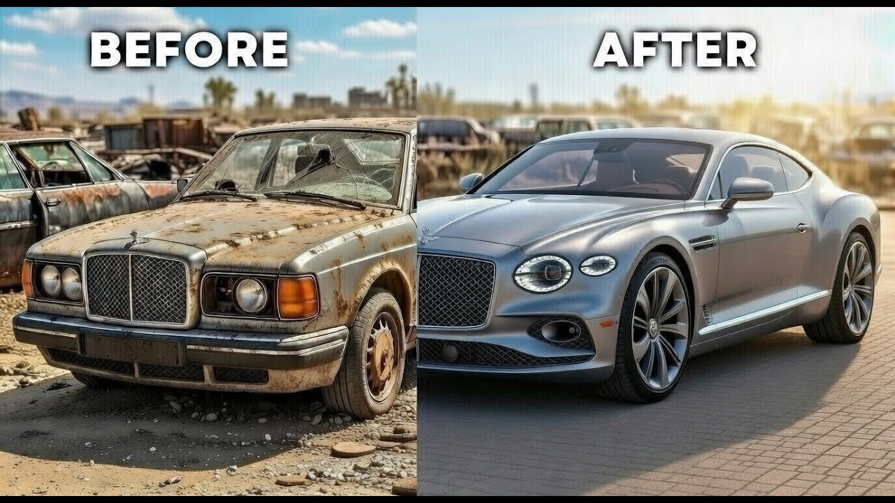 ASMR Car Restoration | Abandoned 1990 Bentley Turbo R | Car Restoration Asmar Garage