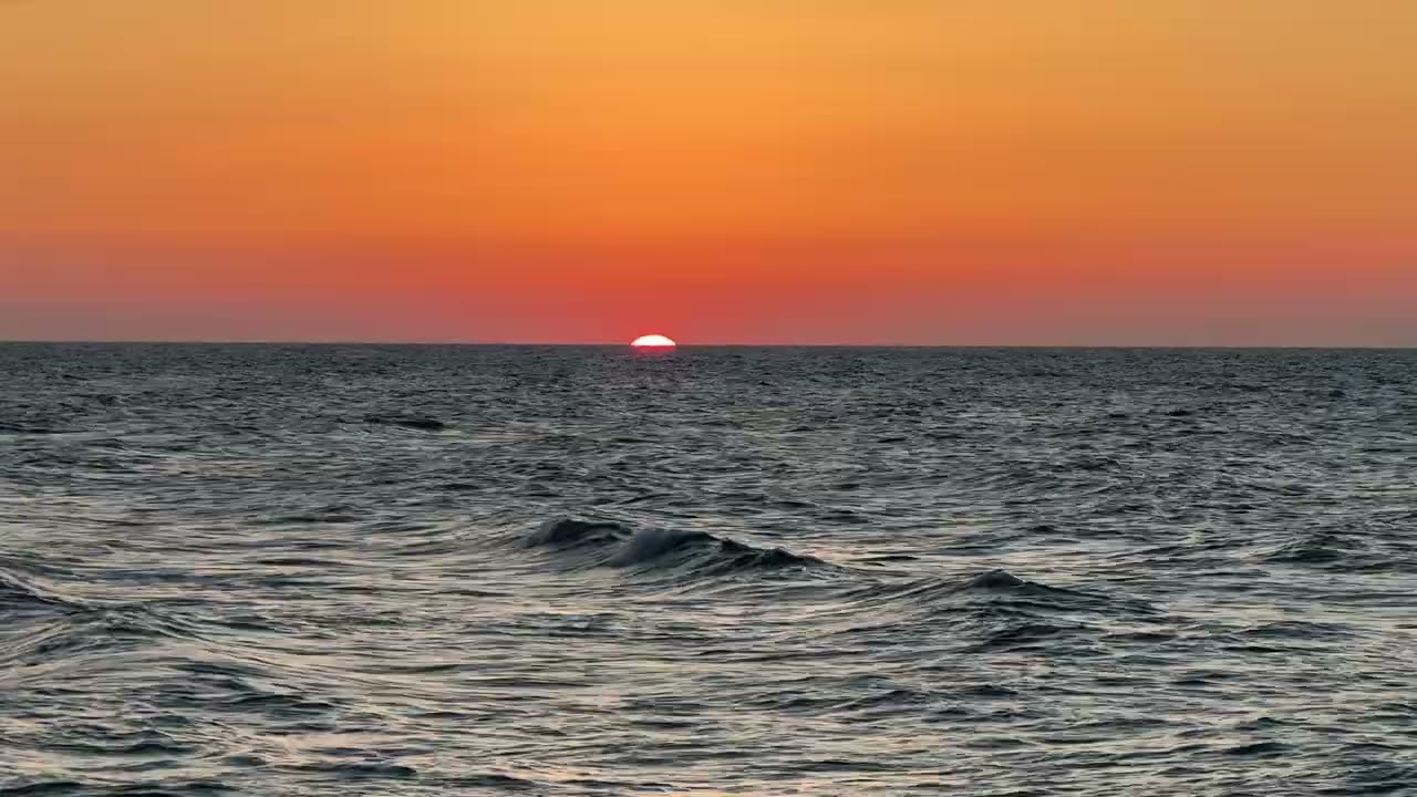 غروب زیبای ساحل