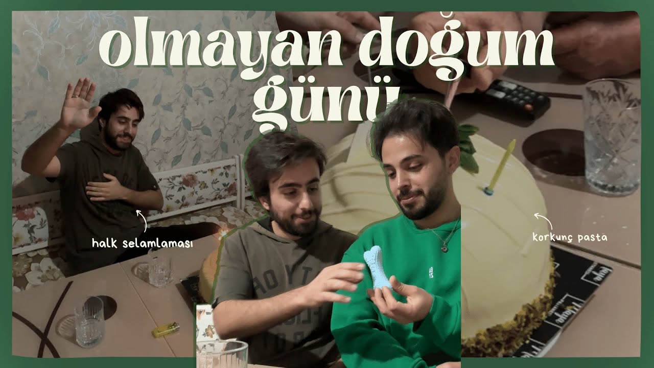 ABİMİN DOĞUM GÜNÜ | yapılamayan sürpriz, ailem