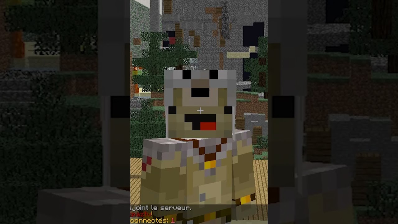 N'allez JAMAIS sur des Serveurs Minecraft en d&eacute;cembre 2021 (je me suis fait hack) #Shorts