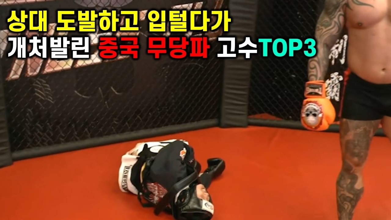 깝치다가 개처발린 중국 무당파 고수 TOP3