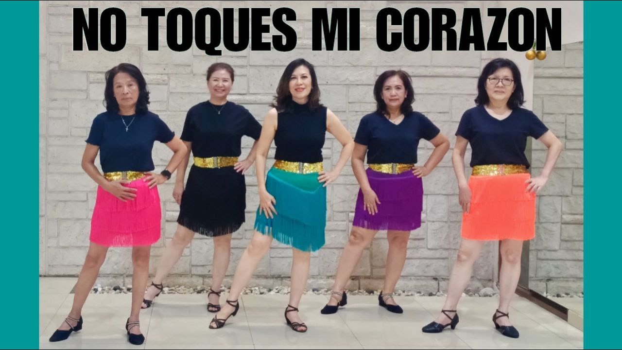 NO TOQUES MI CORAZON LINE DANCE (demo&count) Chor:  CAECILIA MARIA FATRUAN (INA)