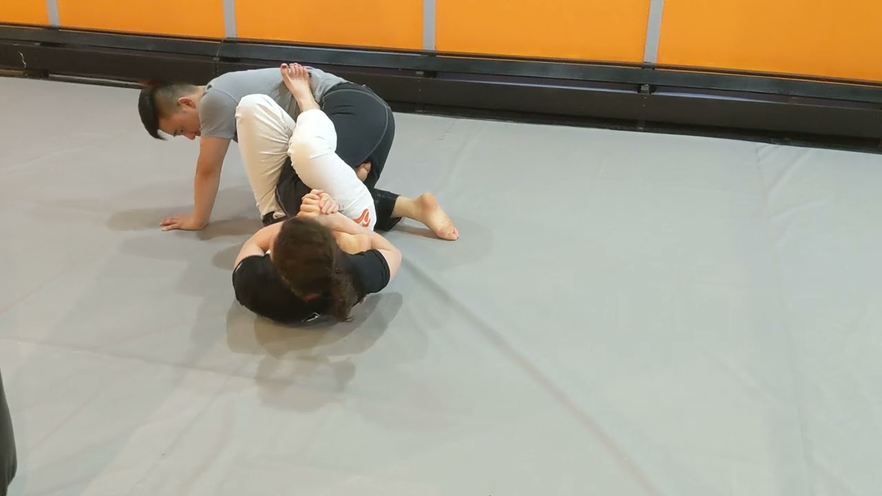 Half Guard to Irimi Ashi Transition