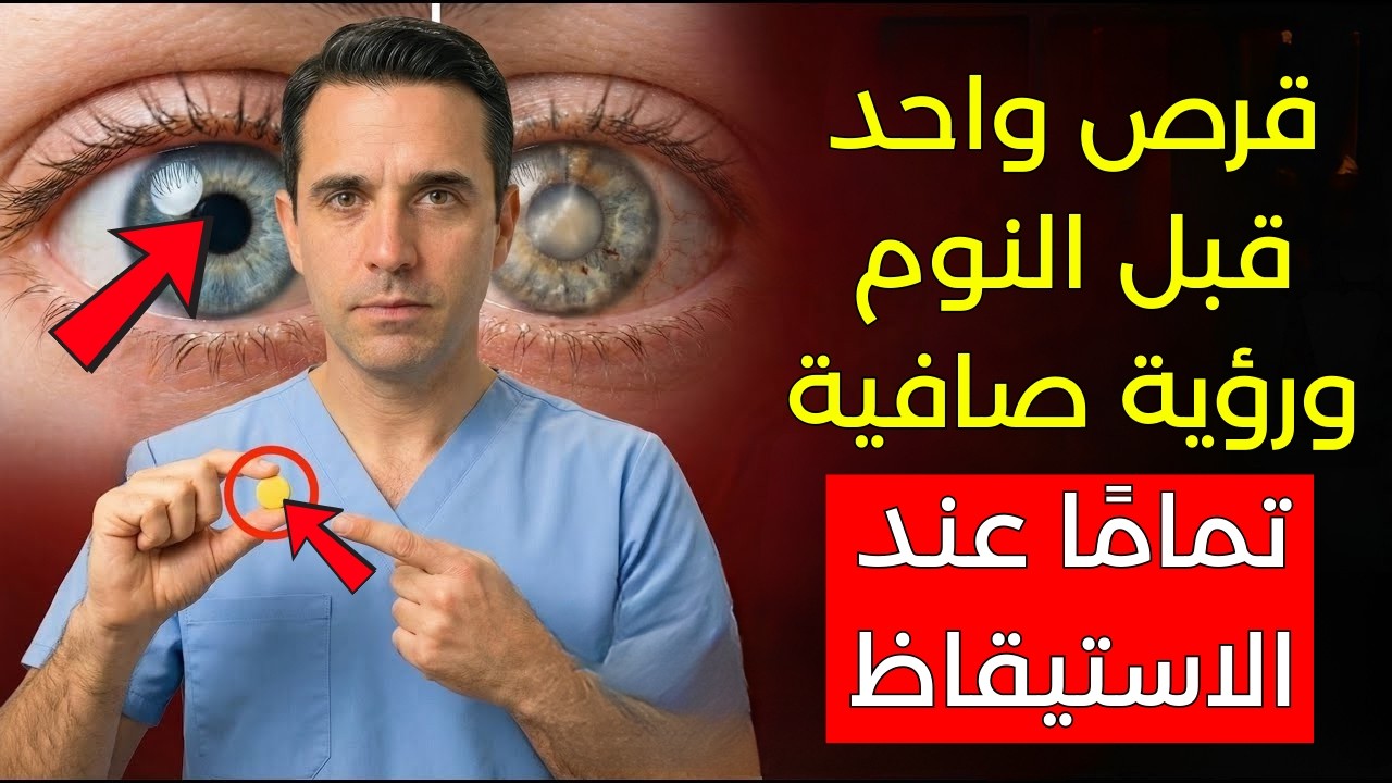 الفيتامين الطبيعي الخارق الذي يُصلِح البصر أثناء نومك