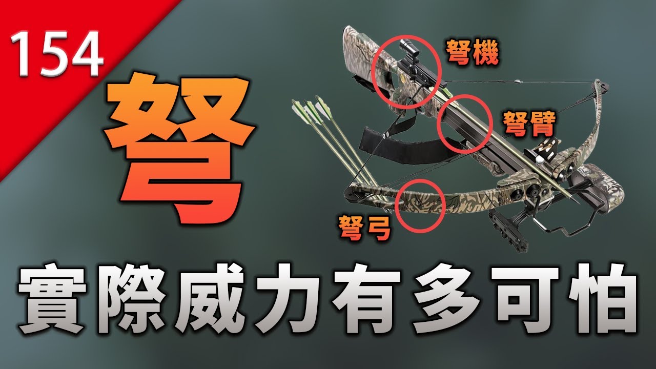 【不止遊戲】電影和遊戲中 弩的實際威力究竟有多大？