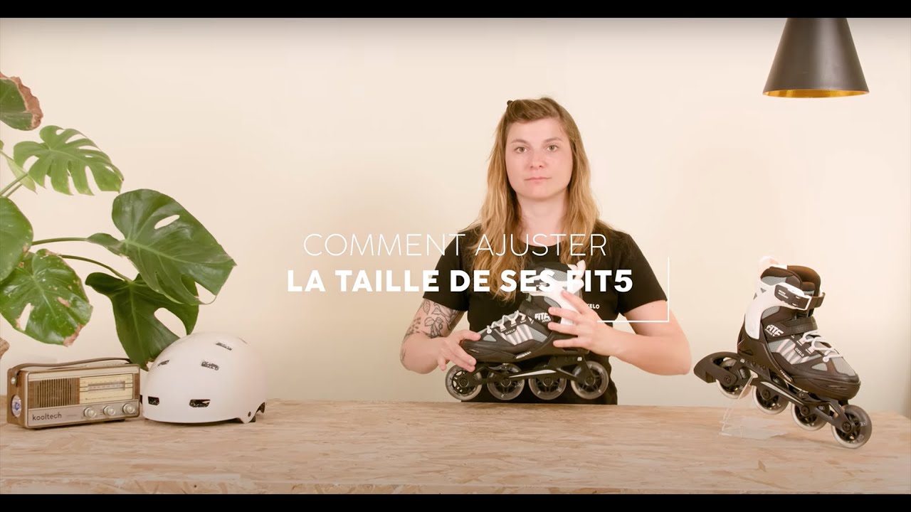 COMMENT AJUSTER LA TAILLE DES ROLLERS ENFANTS FIT3 et FIT5 ?