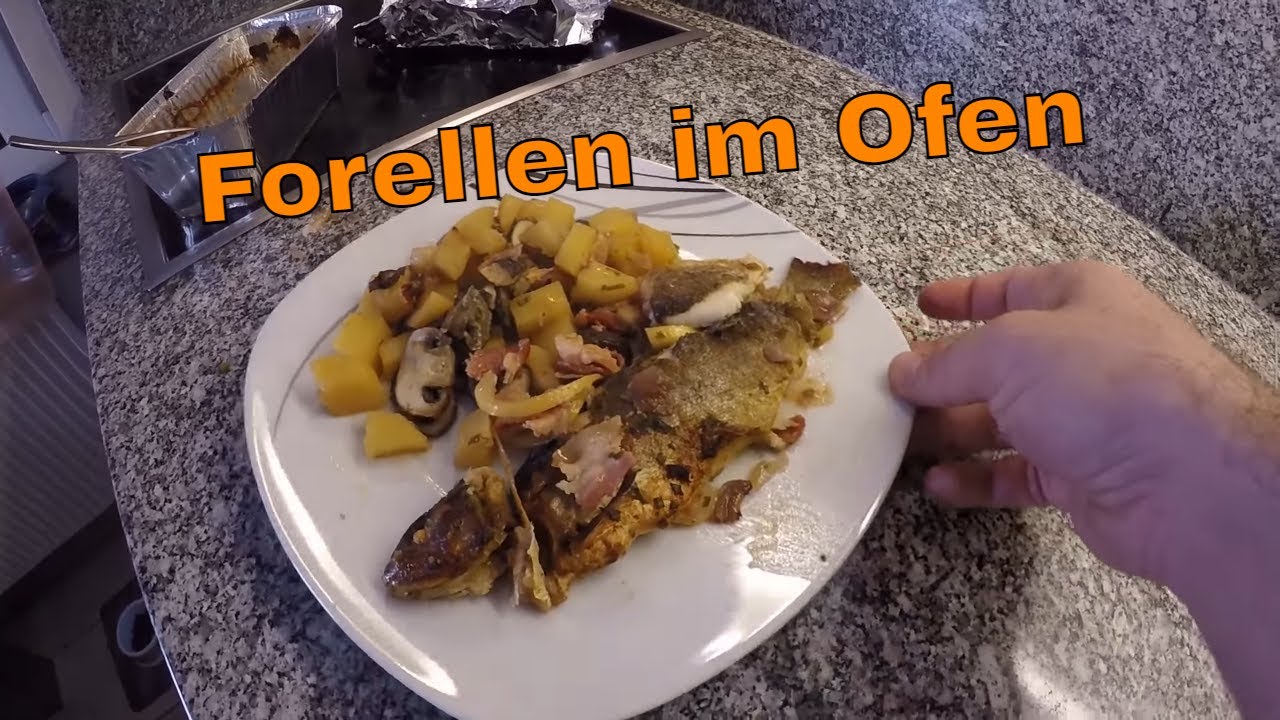 Forelle ganz im Ofen zubereiten Anleitung