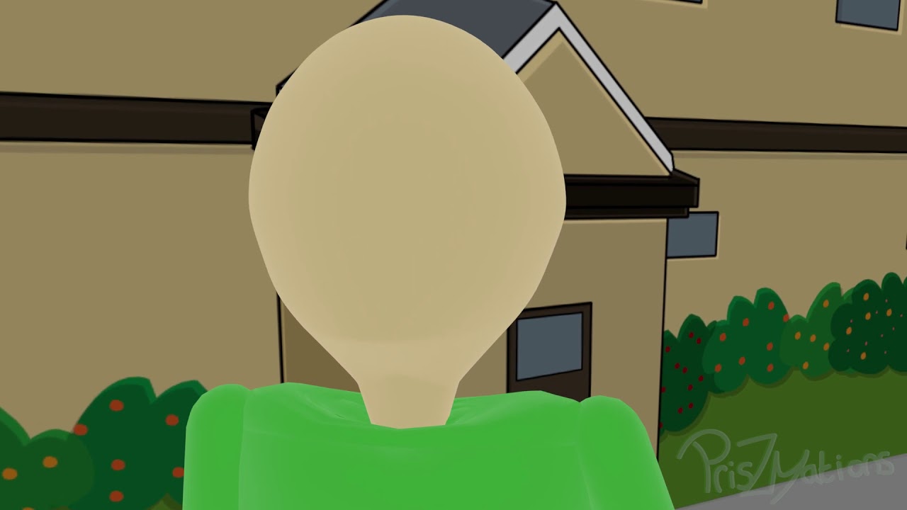 First 3D Blender test with Baldi's basics/BBIEAL