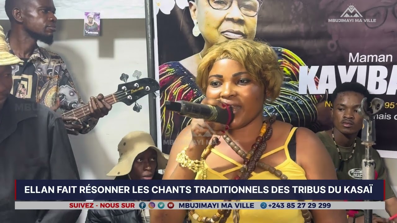 ELLAN FAIT RÉSONNER LES CHANTS TRADITIONNELS DES TRIBUS DU KASAÏ