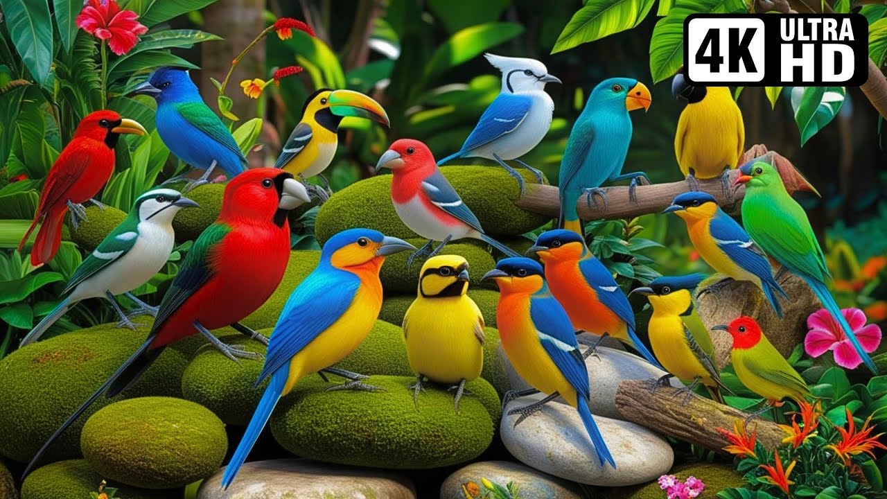 Most Beautiful Birds on Earth : Video You'll Ever See part 1| Breathtaking Nature & Healing Sounds