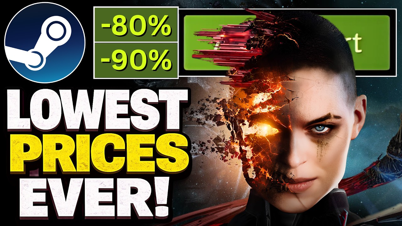 В Steam просто БЕЗУМНЫЕ скидки на игры! (до -95%)