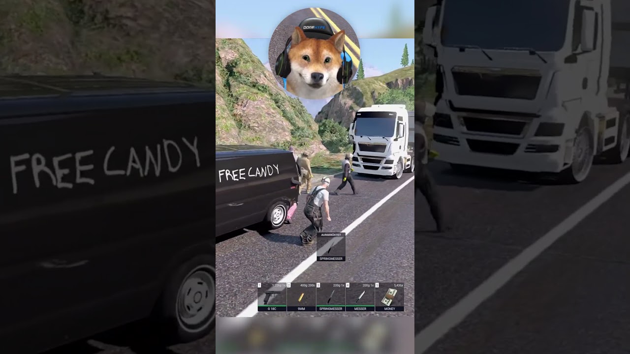 8 Leute im Minivan?  