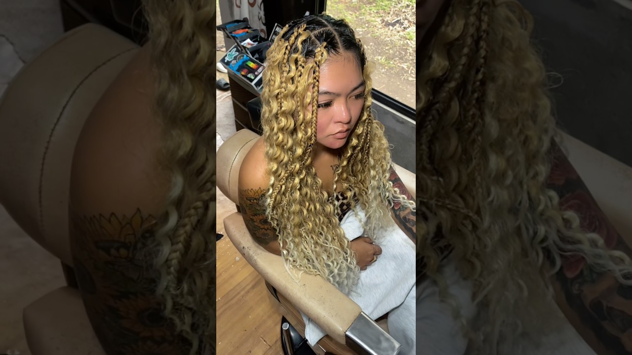 Blonde Boho Braids 
